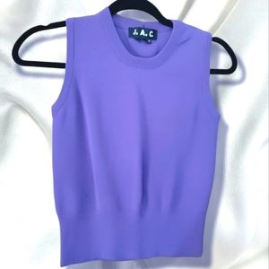 Women's Purple Sleeveless Top Size M